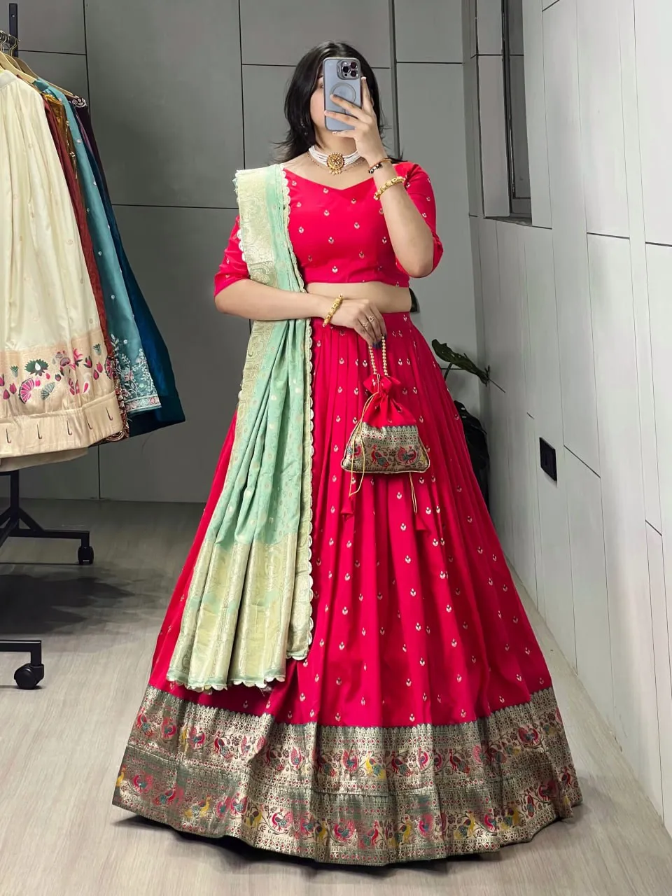 WMT 8144 Varnika Paithani Silk Zari Work Wedding Lehenga Choli Wholesale Surat