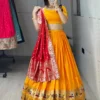 WMT Kalyani Paithani Silk Haldi Festival Lehenga Choli Wholesale Surat