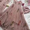 SWT 334 Jimmy Organza Anarkali Printed Gown Wholesale Surat