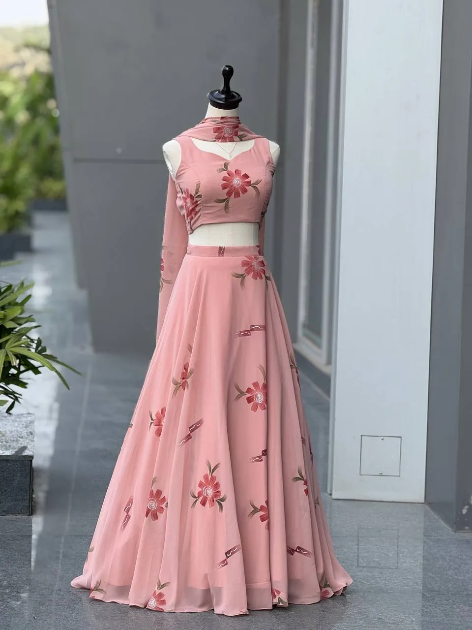 SWT 338 Georgette Designer Lehenga Choli Wholesale Surat