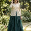 Mohini 7168 Fendy Silk Zari Embroidery Work Crop Top Wholesale Surat