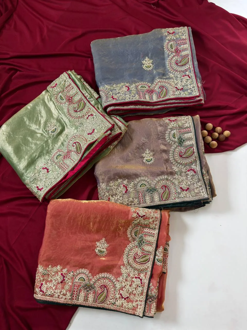 Latest WMS Priti Fandy Sattin Silk Elegant Festival Saree Wholesale Surat 2026
