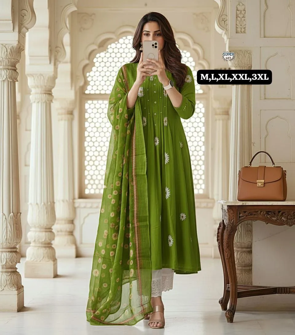 Laxmy Cotton Embroidery Office & Festival Wear Readymade Dress Wholesale Surat