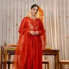 Laxmy 2127 Chanderi Silk Embroidery Festival Readymade Gown Wholesale Surat