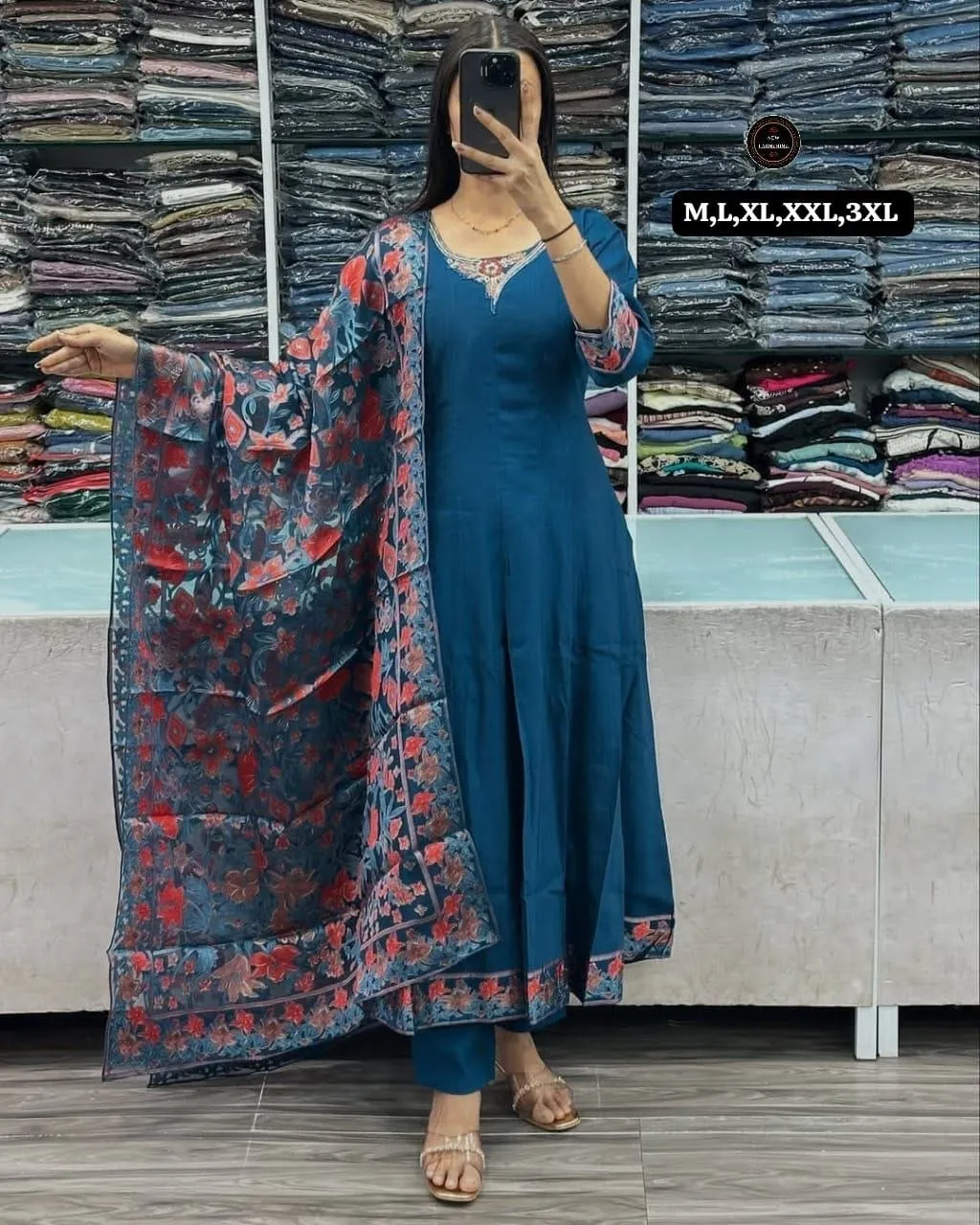 Laxmy Cotton Anarkali Readymade Dress & Gown Wholesale Surat