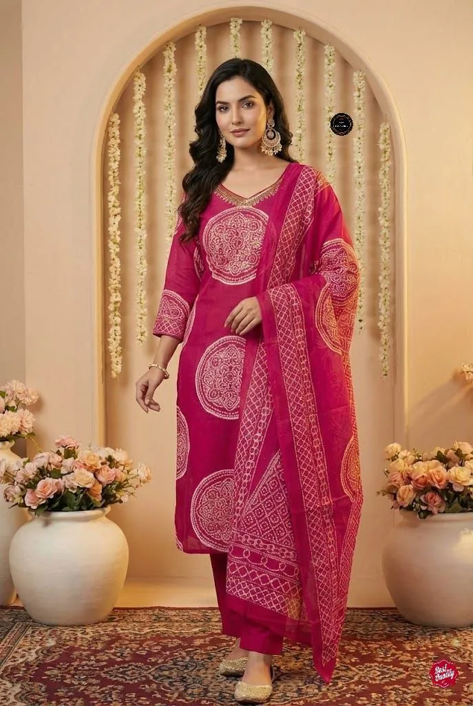 Laxmy Cotton Hand Work Daily Waer Readymade Dress Wholesale Surat