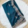 MHV Padma Elegant Silk Embroidery Festival Saree Wholesale Surat
