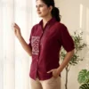 SS2016 Cotton Embroidery Office & Daily Wear Shirt Wholesale Surat