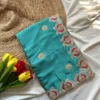 SS2016 Indumati Silk Georgette Embroidery Festival Saree Wholesale Surat