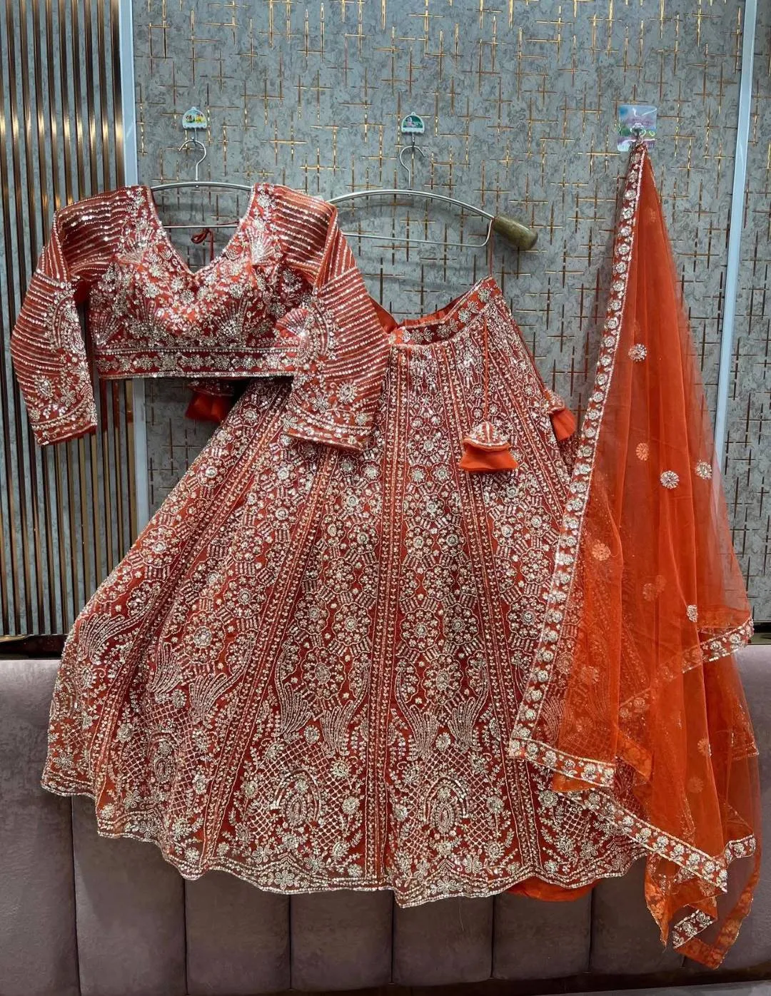 DKT 5171 Net Embroidery Wedding Lehenga Choli Wholesale Market In Surat