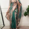 WMN 8003 Kasavu Zari Weaving Work Festival Saree Wholesale Surat
