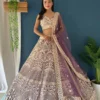 DKT 5018 Net Sequins Embroidery Wedding Lehenga Choli Wholesale Surat Market