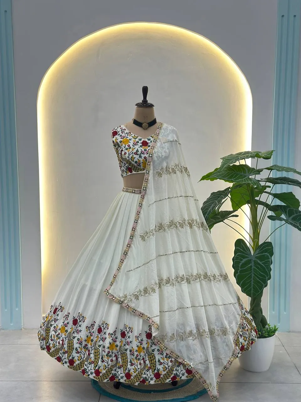 Buy DKT 5127 Chinon Silk Embroidery Festival Lehenga Choli Wholesale Surat Online Market 2026