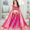 DKT 5117 Chinon Peddling Embroidery Wedding Lehenga Choli Wholesale