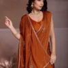 Latest Kiara Yaaraa Crush Silk Embroidery Party Wear Saree Wholesale Surat India 2026