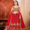 DKT 5157 Georgeet Embroidery Work Party Wear Designer Lehenga Choli Collection