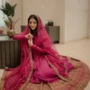 STD 6112 Rayon Codding Sequins Work Anarkali Gown Collection For Woven