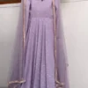 STD 6116 Georgette Sequins Work Tranding Anarkali Wedding Gown