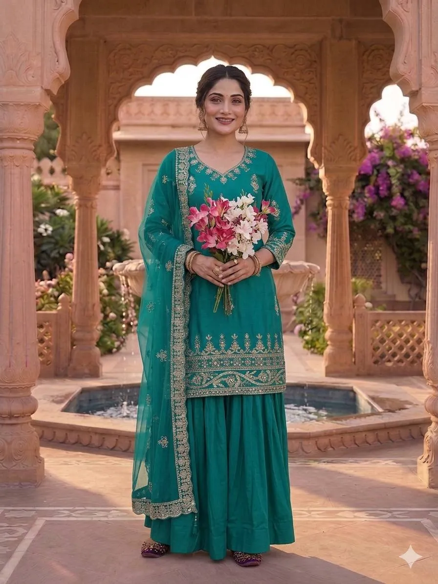 Creap Kurti Lehenga Dupatta Set Wholesale Online MRD 3050