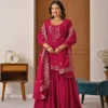 Vichitra Silk Hand Work Sharara Suits Wholesale Online India MRD 3091