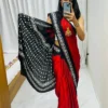 Launching VFT Gajji Creap Silk Ajrakh Printed Daily Wear Saree Manufacturers In Surat 2026