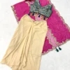Beautiful BDB 48 Crepe Silk Embroidery Blouse Dhoti Shrug Set Indo Western In India 2026