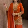 Deepika 1585 Georgette Wedding Wear Pakistani Sharara Suit in Surat