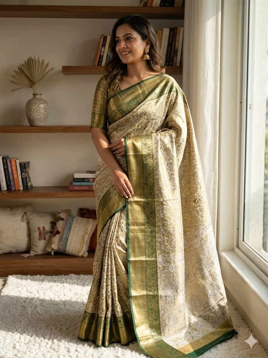 Laxmi 88 Kanjivaram Silk Hand Loom Weaving Tranding Saree Wholesale Surat