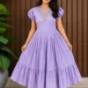 Pari Roman Cotton Long Gown For Women Wholesale In India