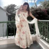 Deepika 6021 Gorgette Sequnce Work Raksha Bandhan Anarkali Gown