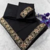 Kusum 814 Kajol Black Beauty Rangoli Silk Bollywood Trending Party Wear Saree