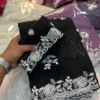 SNT Crush Silk Saree With Sequence Embroidery Work