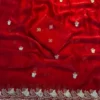 Latest SNT Space Silk Saree Multi Thread Sequence Work 2026