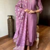 Zarin 12 Chanderi Embroidery Jacquard Work Office Wear Readymade Dress
