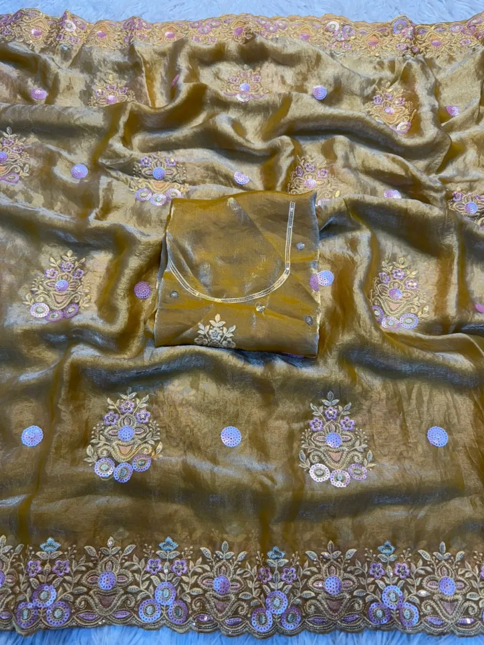 SNT Soft Space Silk Saree Wedding Collection