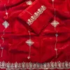 Latest SNT Space Silk Saree With heavy Embroidery Sequence Work 2026