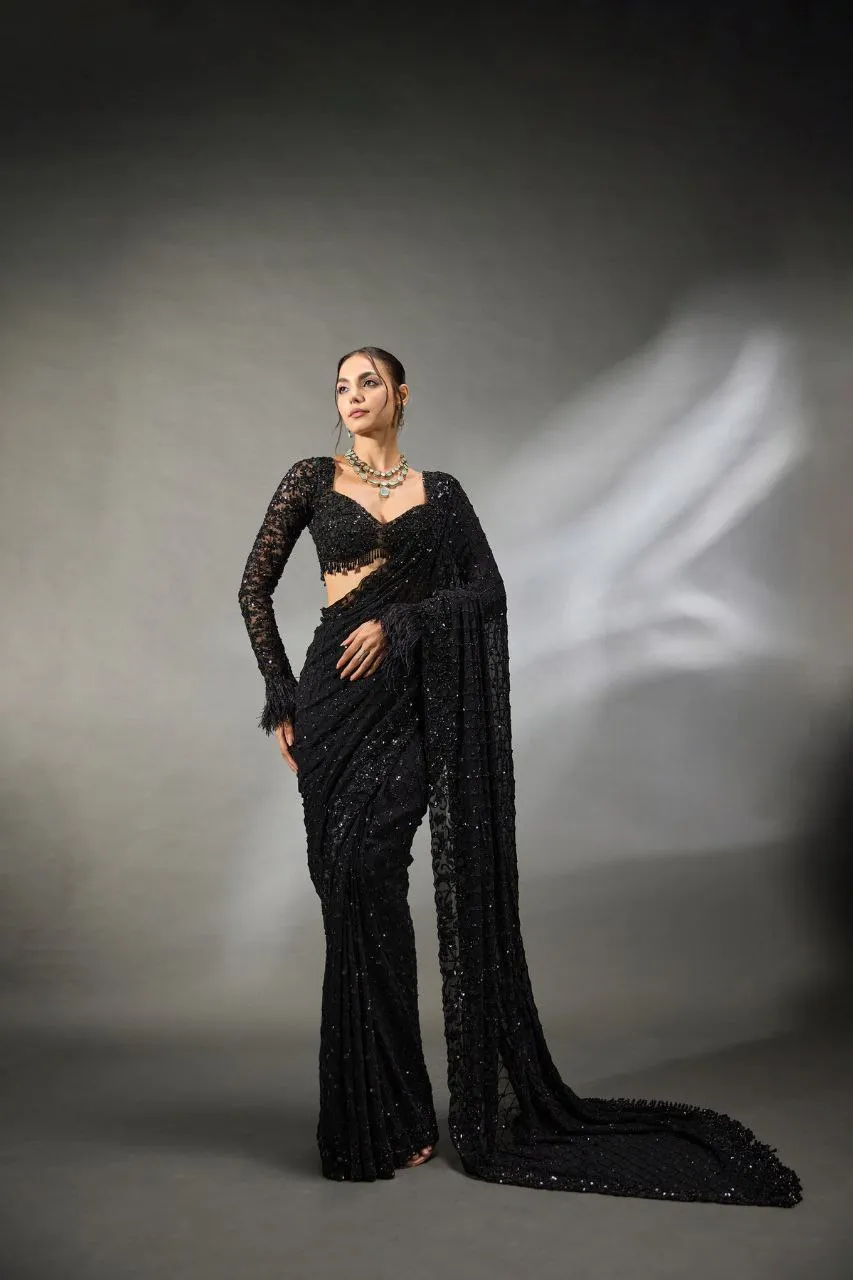 Tamanna 3474 Georgette Trending Bollywood Party Wear Saree