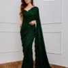 Tamanna 3312 Georgette Bollywood Embroidery Party Wear Saree Wholesale Surat