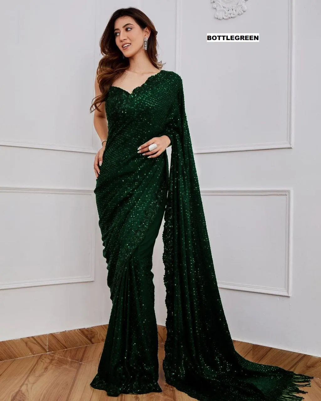 Tamanna 3312 Georgette Bollywood Embroidery Party Wear Saree Wholesale Surat