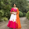 WMT 8070 Gulaboo Rayon Cotton Multi Color Navratri Chaniya Choli