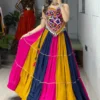 WMT 8058 Rayon Cotton Multi Color Designer Navratri Collection