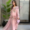 BV 469 Crape Silk Designer Embroidery Party Wear Kutri Pant Dupatta Set