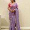Kiara Border Rangoli Silk Sequence Embroidery Saree