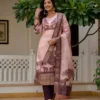 ATQ 1003 Maharaja Silk Jacquard Work Banarasi Kurti Pant Dupatta