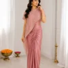 BDB 71 Crep Silk Bollywood Style Embroidey Sequnce Work Indo Western