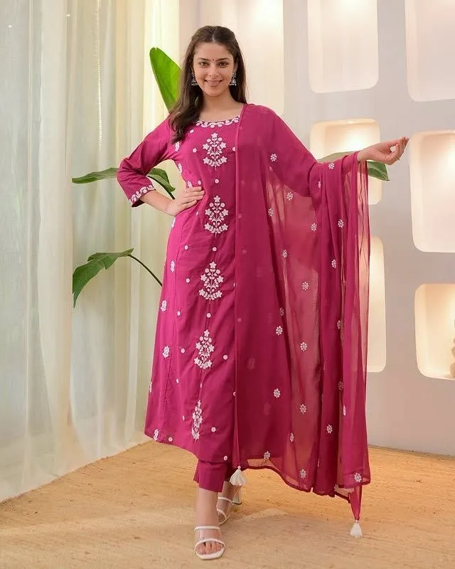 Zarin 23 Rayon Embroidery Work Office Wear Readymade Dress Surat