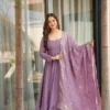 Zarin Vol 24 Chinon Silk Party Wear Gown Sharara India