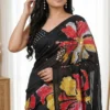 Stylish WMS Semi Model Silk Party Wear Printed Saree Collection 2026