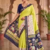 SS180 Anjali Elegant Mangalgiri Silk Kalamkari Printed Saree Manufacturers