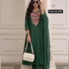 ATQ 2122 Rayon Slub Embroidery Office Wear Readymade Dress Collection